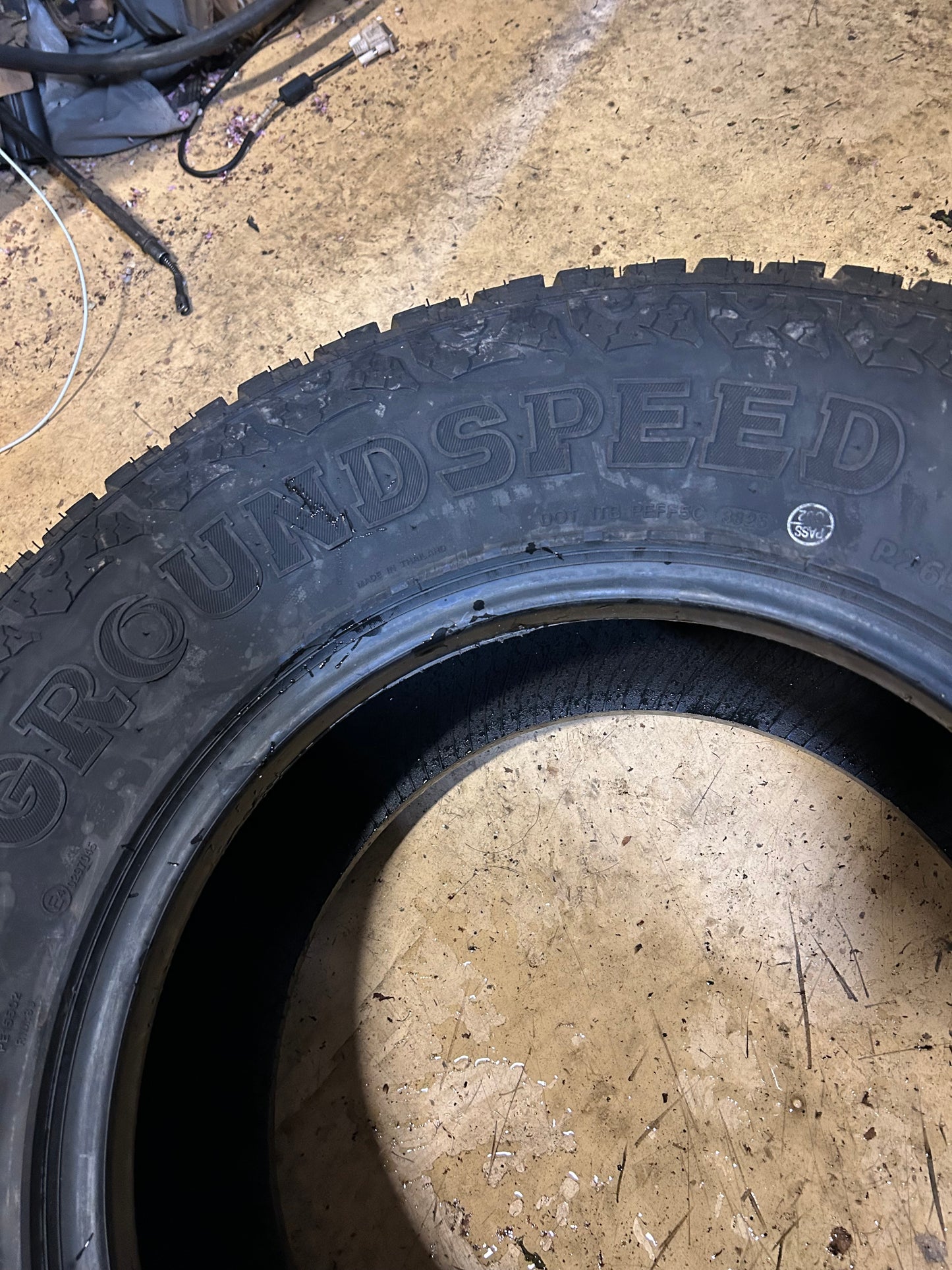 GROUNDSPEED VOYAGER AT BSW P 265 70 16 112T XL ALL TERRAIN TIRE 122751