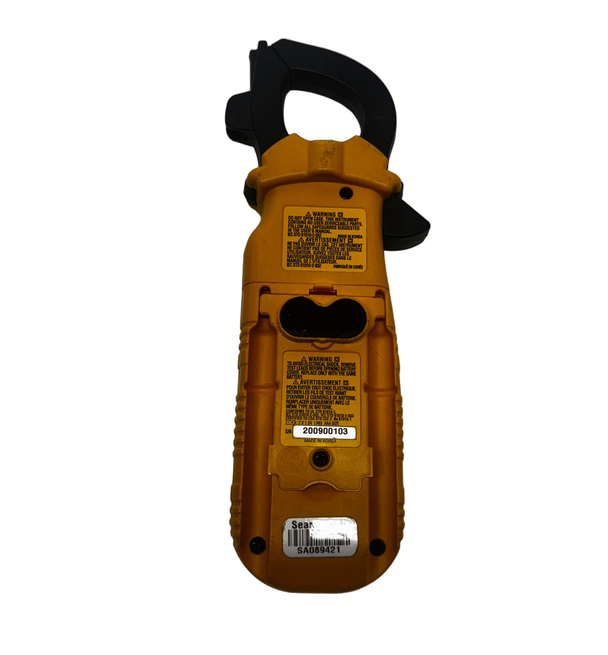 USED UEI DL389B DIGITAL TRUE RMS CLAMP METER HVAC