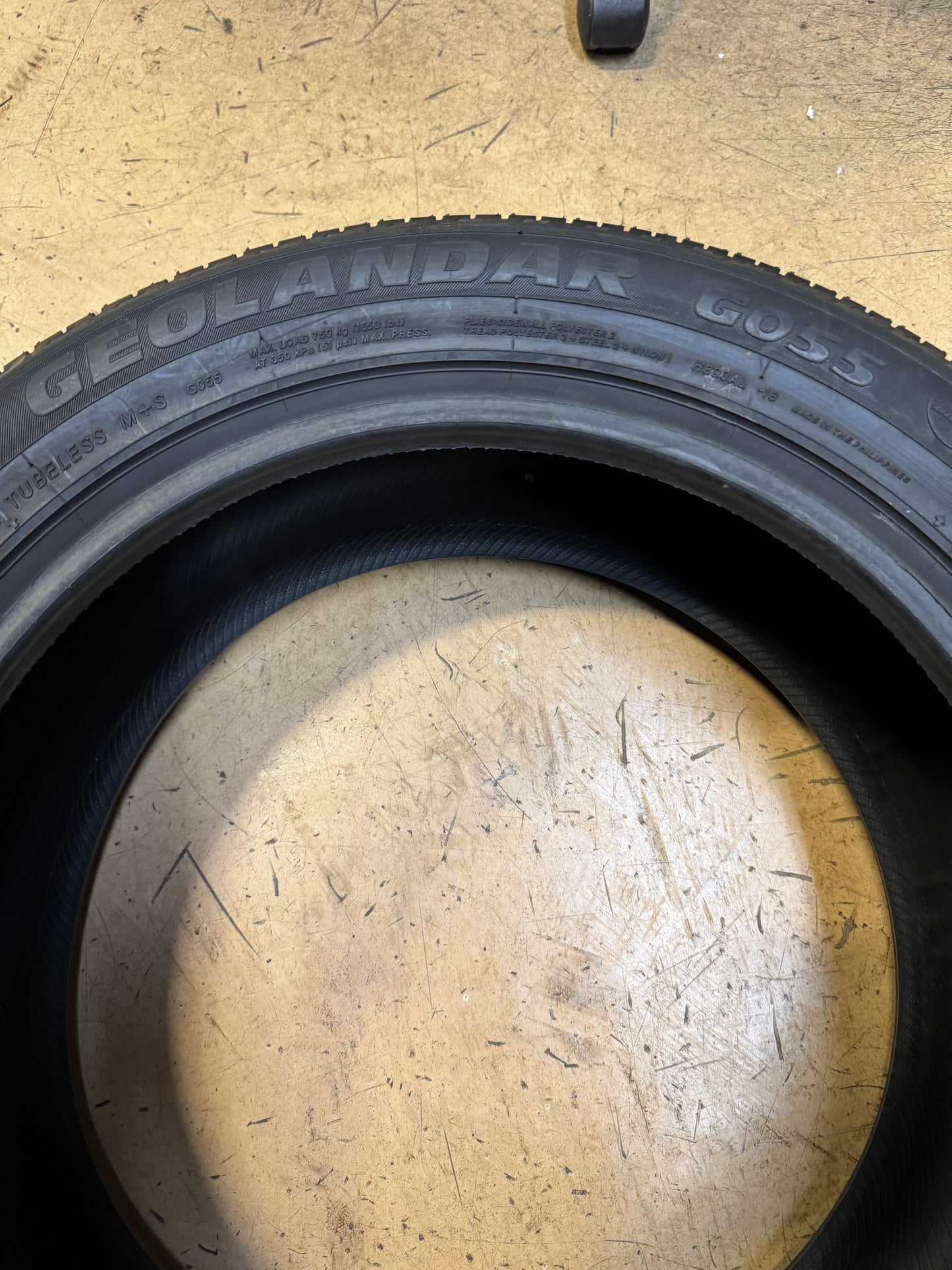 YOKOHAMA GEOLANDAR G055 BSW P 225 55 18 98H ALL SEASON TIRE 110133531