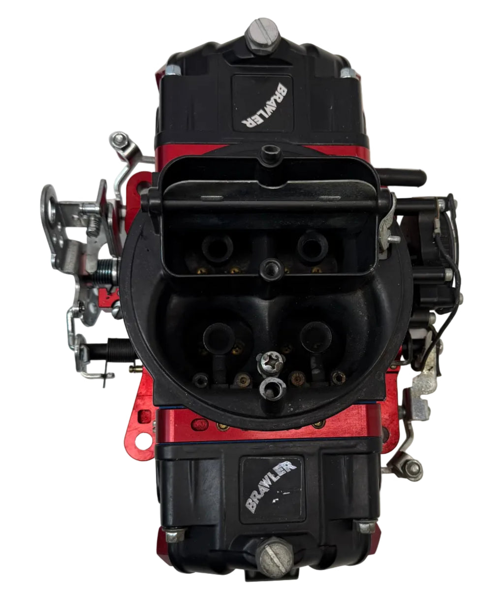QUICK FUEL CARBURETOR CARB 750 CFM BR-67320 BRAWLER STREET MECHANICAL BLACK RED