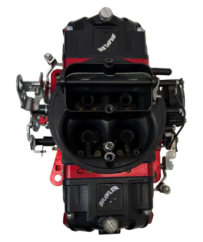QUICK FUEL CARBURETOR CARB 750 CFM BR-67320 BRAWLER STREET MECHANICAL BLACK RED