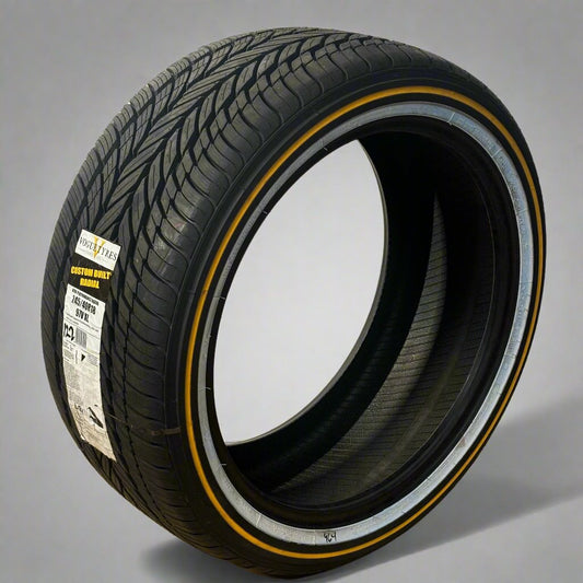 VOGUE CUSTOM BUILT RADIAL WHITE/GOLD P 245 40 18 97V XL PERFORMANCE A/S TIRE 03206590