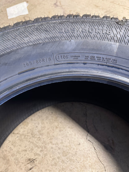 NOS HERCULES AVALANCHE X-TREME BSW P 265 60 18 110S WINTER TIRE 01184