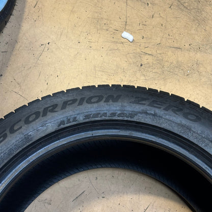 USED DTO 9/32" PIRELLI SCORPION ZERO AS RUNFLAT P 295 45 20 110Y SL ALL SEASON TIRE ‎3518100