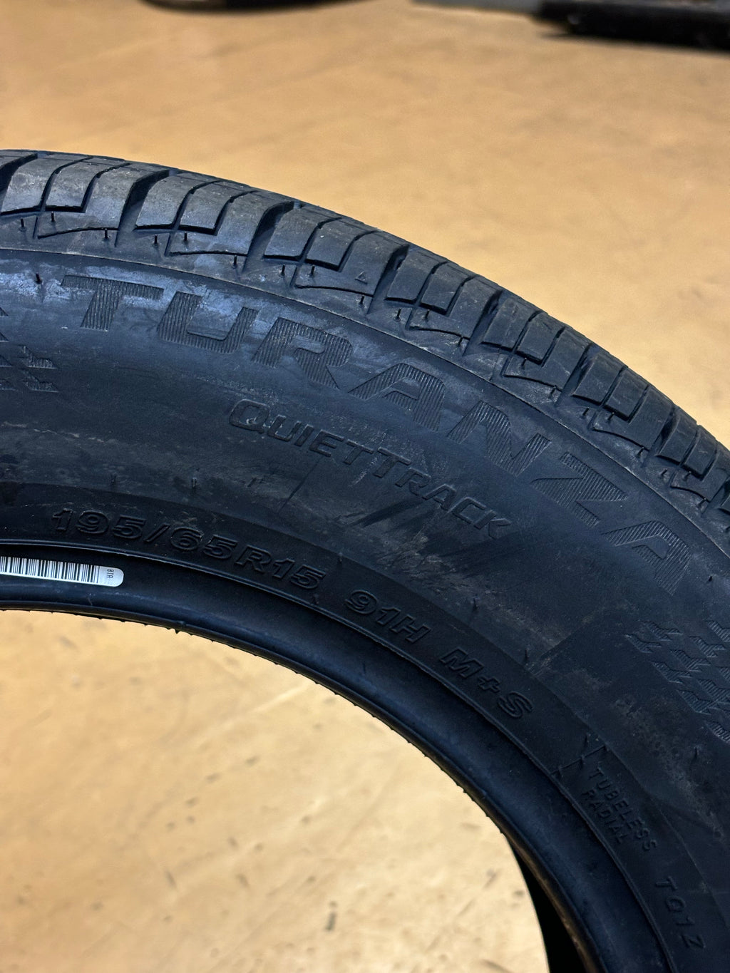 BRIDGESTONE TURANZA QUIETTRACK P 195 65 15 91H SL ALL SEASON TIRE 000064