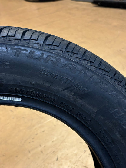 BRIDGESTONE TURANZA QUIETTRACK P 195 65 15 91H SL ALL SEASON TIRE 000064