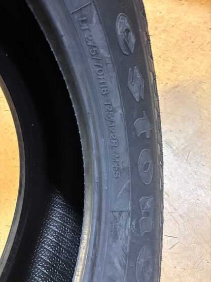 FIRESTONE TRANSFORCE AT2 BSW LT 275 70 18 125/122R 10 PLY ALL TERRAIN TIRES 013989