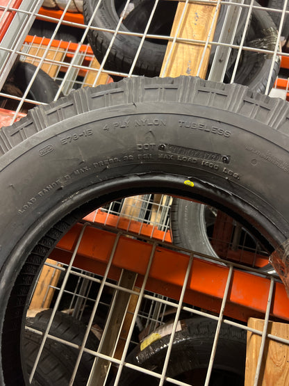NEW MICKEY THOMPSON MINI MAG E78-15 4 PLY DRAG SLICK RACING TIRE 90000000726