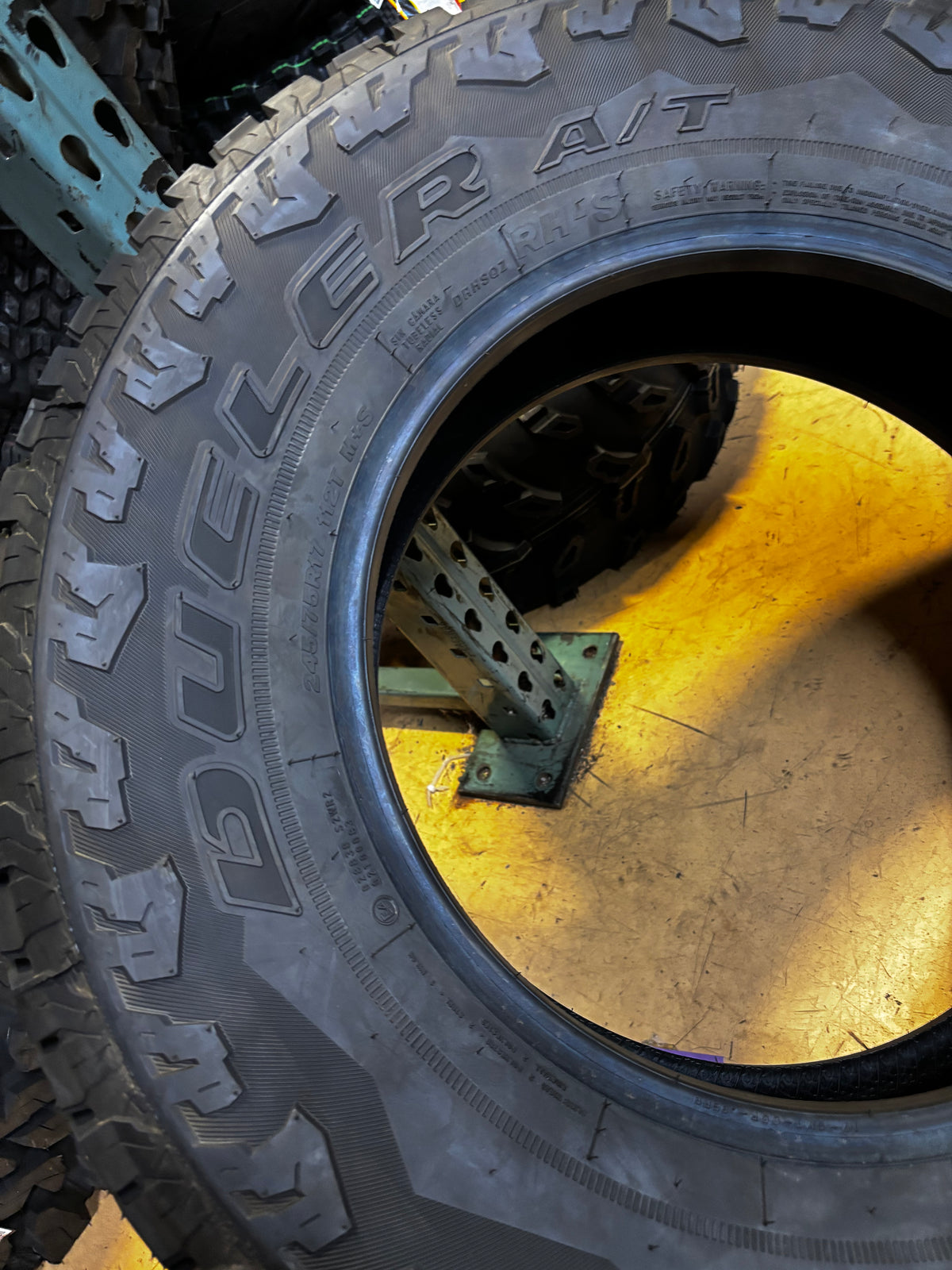 2 BRIDGESTONE DUELER A/T RH-S P 245 75 17 112T SL ALL TERRAIN TIRES 009426