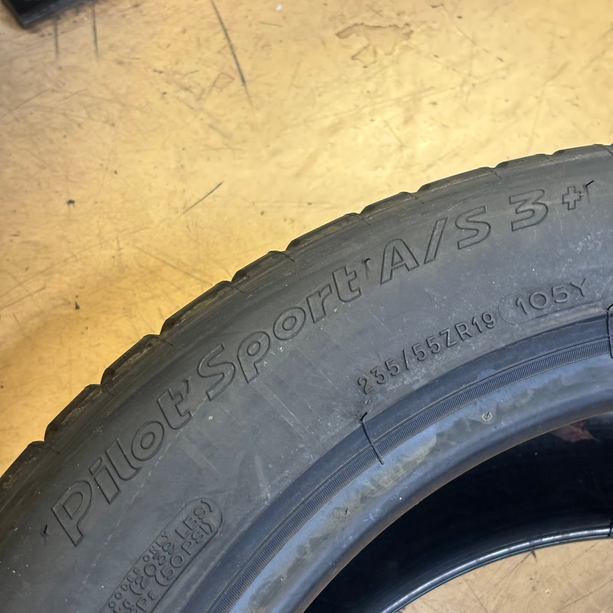 2 MICHELIN PILOT SPORT A/S 3 P 235 55 19 105Y XL ALL SEASON TIRES 81227