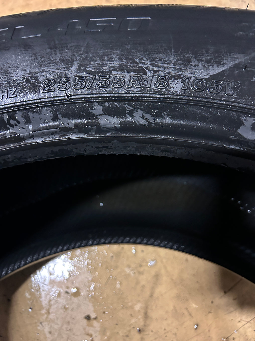 BRIDGESTONE TURANZA EL450 ENLITEN BSW P 255 55 18 105V ALL SEASON TIRE 014952