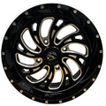 FUEL D641 KOMPRESSOR UTV 18X7 4X156 +13MM BLACK/MILLED WHEEL D6411870A544