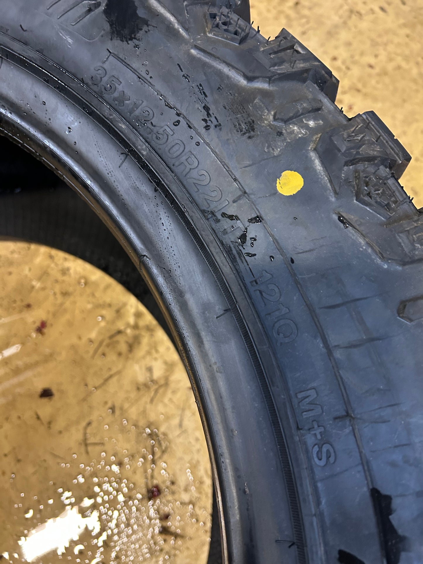 HERCULES TIS OFFROAD TT1 BSW LT 35 12.5 22 121Q 12PLY MUD TIRE 98536