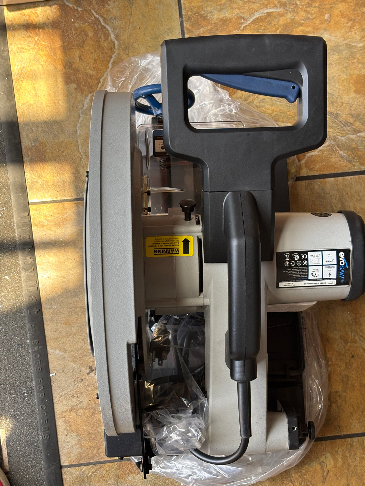 EVOLUTION POWER TOOLS 14-INCH CHOP SAW 15-AMP MOTOR  0-45" ‎080-0004 KSL ONLY