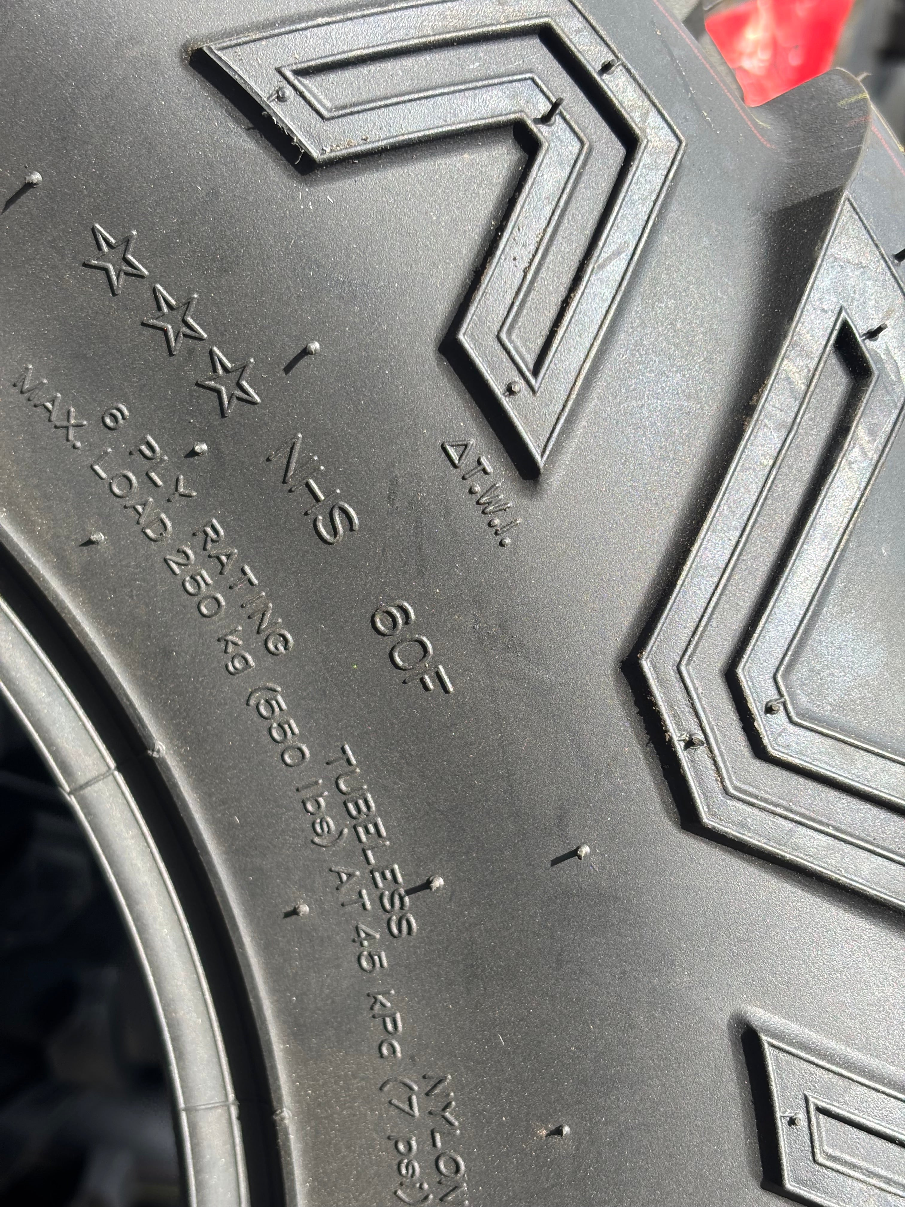 WANDA P3501 BSW AT 27 12 12 60F 6PLY ATV UTV TIRE 10407