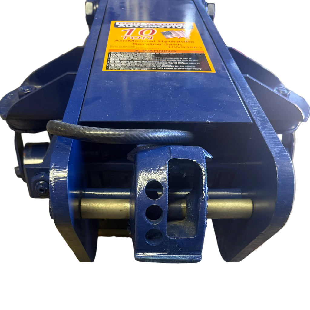 HEIN-WERNER 10-TON AIR ASSIST LONG CHASSIS SERVICE JACK HW93662