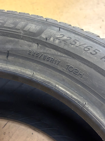 4 MICHELIN CROSSCLIMATE2 BSW P 225 65 17 102H ALL SEASON TIRE 13153