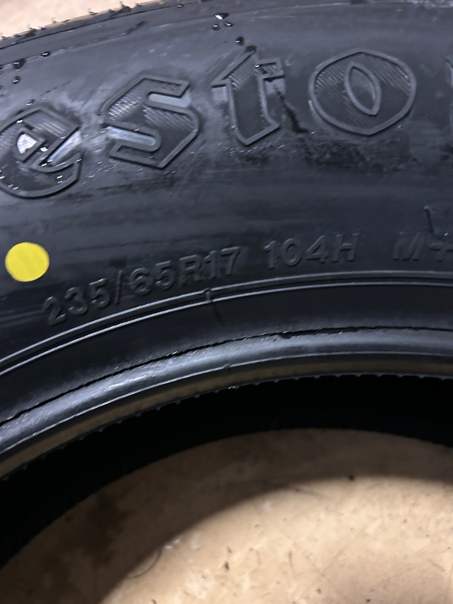 2 FIRESTONE DESTINATION LE3 BSW P 235 65 17 104H ALL SEASON TIRE 005365