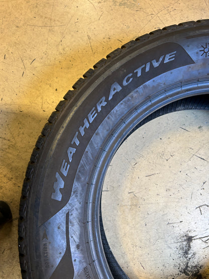 USED 10/32" PIRELLI SCORPION WEATHERACTIVE BSW P 245/60R18 105V TIRE 4162900