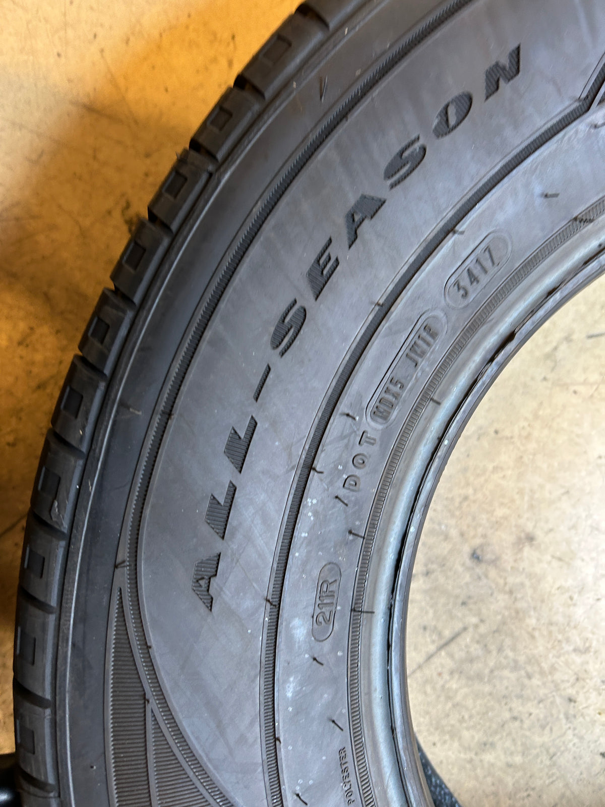 NOS GOODYEAR ASSURANCE ALL-SEASON BSW P 225 70 16 103T SL ALL SEASON TIRE 407378374