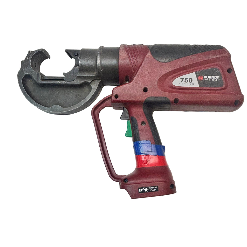 USED BURNDY PAT750 HYDRAULIC SELF-CONTAINED 12-TON CRIMPING TOOL (TOOL ONLY)