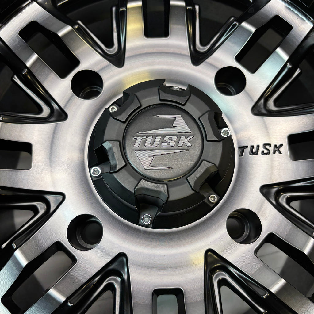2 TUSK TETON BEADLOCK ATV/UTV MACHINED/BLACK WHEELS 14X7 4/156 ET+30 1852790004