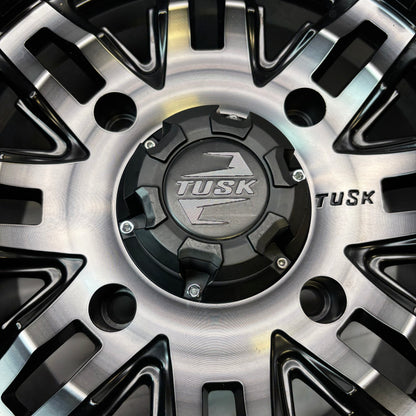 2 TUSK TETON BEADLOCK ATV/UTV MACHINED/BLACK WHEELS 14X7 4/156 ET+30 1852790004