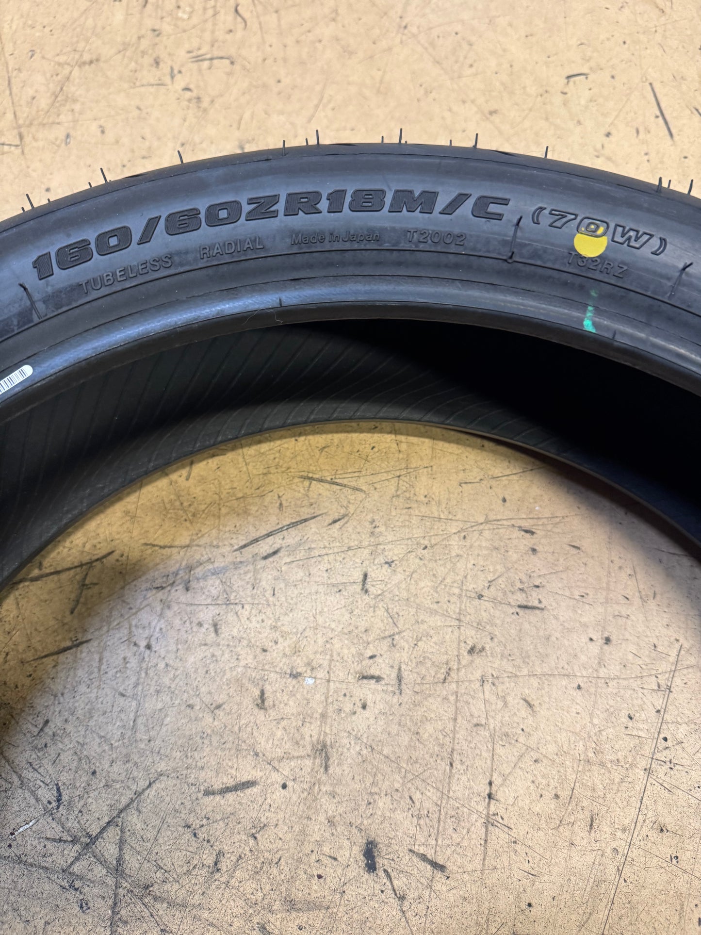 BRIDGESTONE BATTLAX SPORT TOURING T32 BSW 160 60 18 70W REAR MOTORCYCLE TIRE 12668