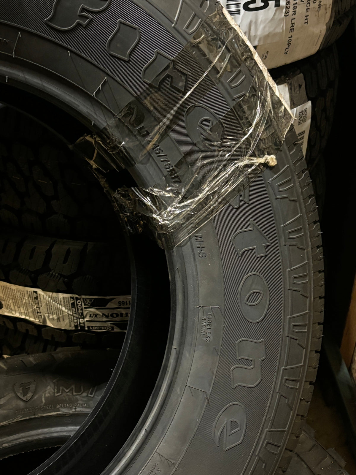 FIRESTONE TRANSFORCE HT2 BSW LT 245 75 17 121/118R LRE 10PLY HIGHWAY TERRAIN TIRE 002777