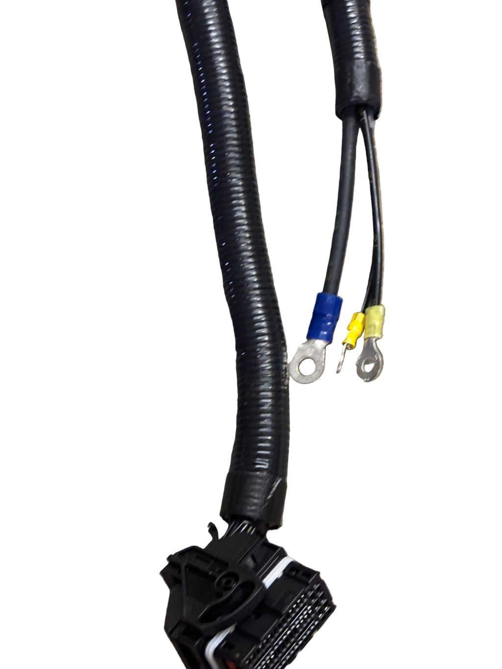 HEAVY DUTY WIRING HARNESS W/ MULTI-PIN CONNECTORS & HEAT SHIELDING