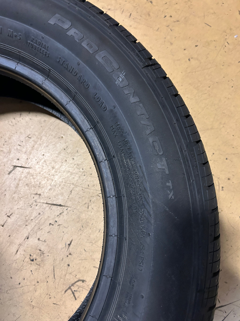 CONTINENTAL PROCONTACT TX BSW P 185 65 15 88H SL ALL SEASON TIRE 15502440000