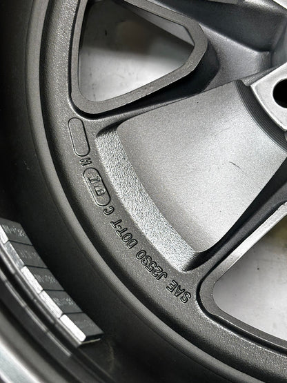 LEGENDARY WHEEL CO. STYLED ALLOY WHEEL 17"X8" CHARCOAL/MACHINED 5X114.3 ET7.4