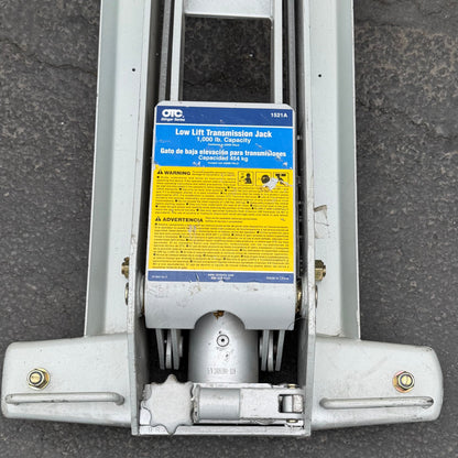 OTC TRANSMISSION JACK, 36-1/2 IN. L, 1000 LB. 1521A