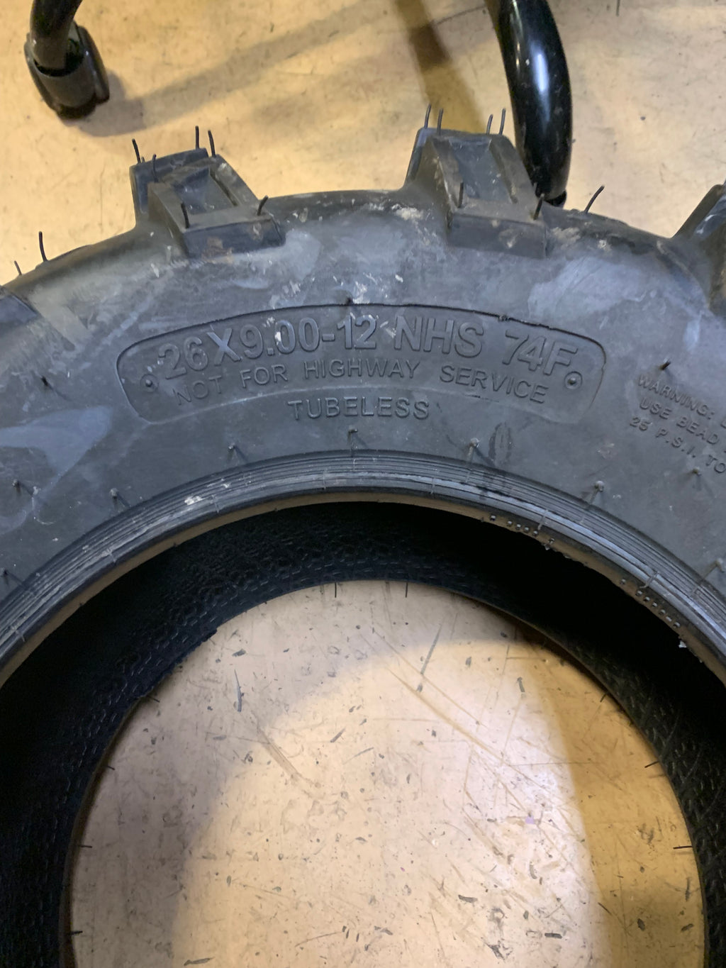ITP MUD LITE  BSW AT  26 9 12 6PLY 74F  ATV/UTV TIRE 56A3P6