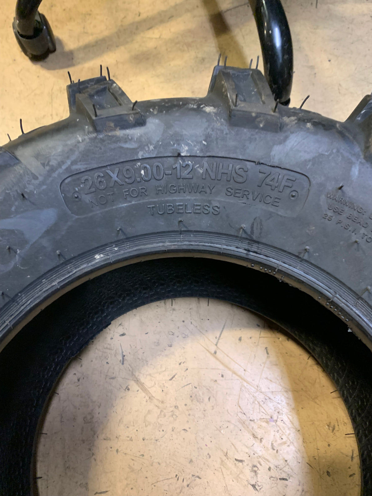 ITP MUD LITE  BSW AT  26 9 12 6PLY 74F  ATV/UTV TIRE 56A3P6