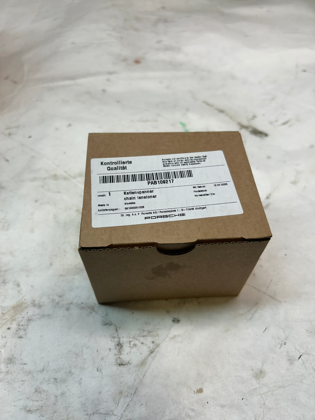 USED PORSCHE ENGINE TIMING CHAIN TENSIONER PAB109217