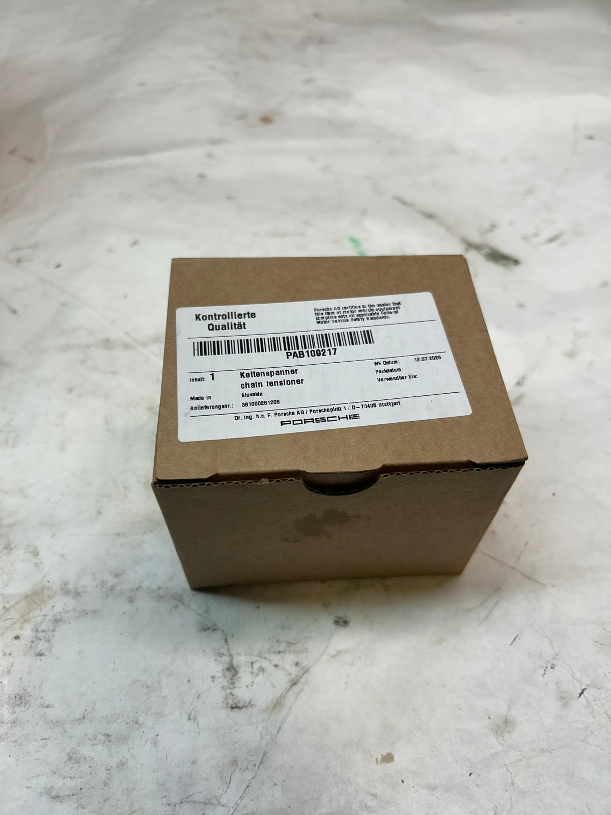 USED PORSCHE ENGINE TIMING CHAIN TENSIONER PAB109217
