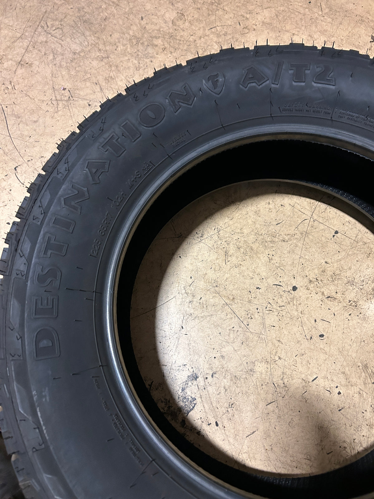 2 FIRESTONE DESTINATION A/T2 BSW P 225 65 17 102H ALL TERRAIN TIRE 013911