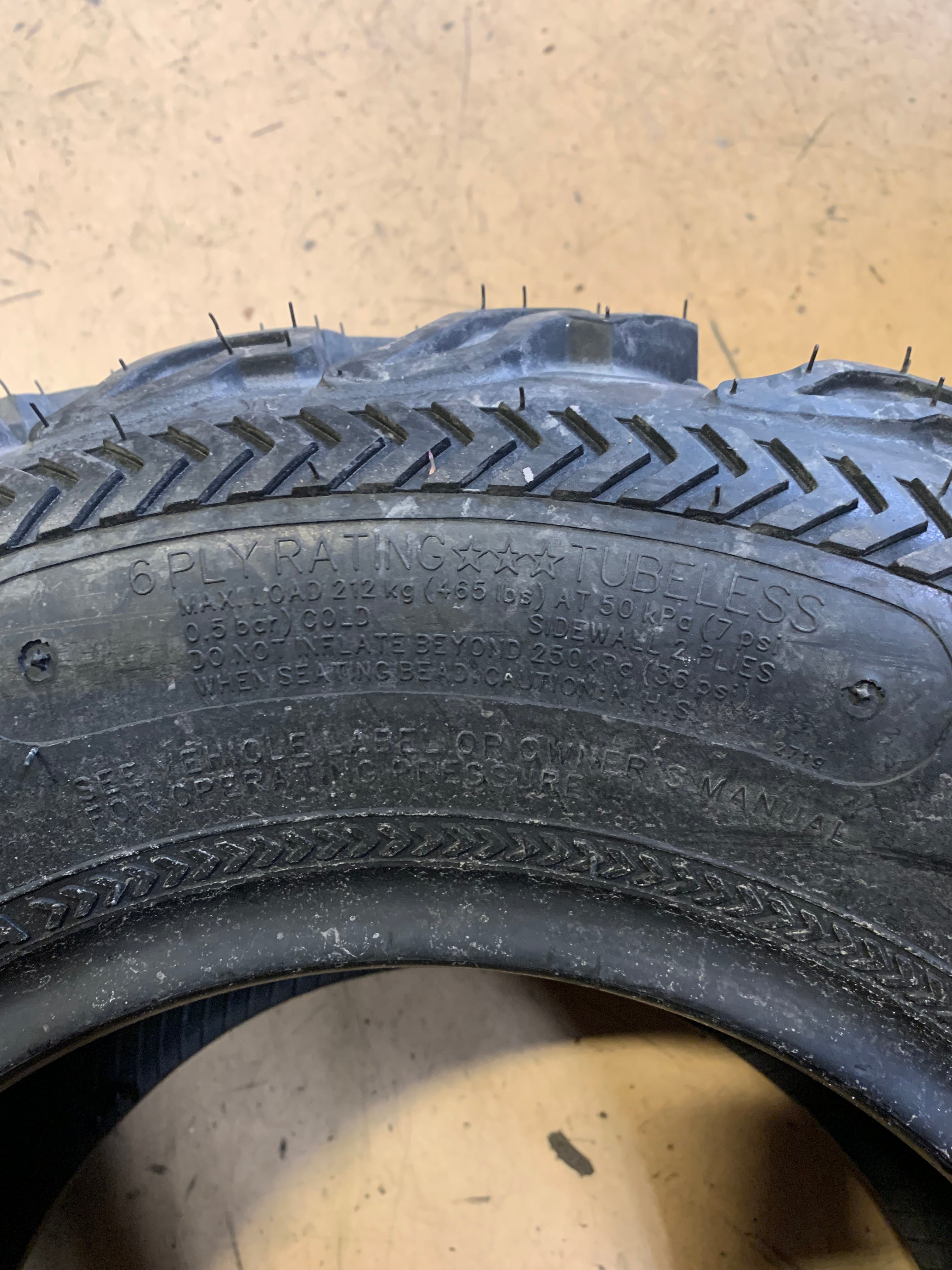 NOS KENDA BEAR CLAW EX BSW AT 27 10 12 6PLY AT/UTV TIRE 08299129BC1