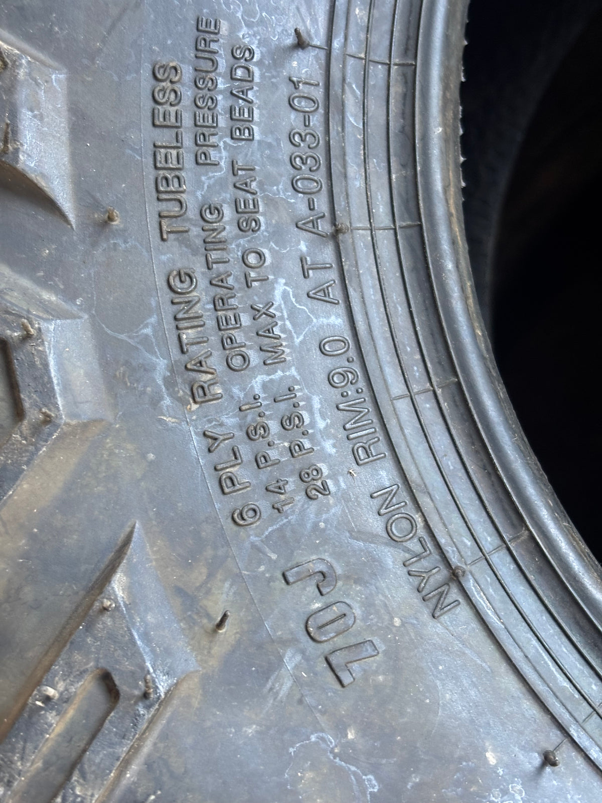 SUNF POWER A033 BSW AT 25 11 12 70J 6PLY ATV/UTV TIRE 251112