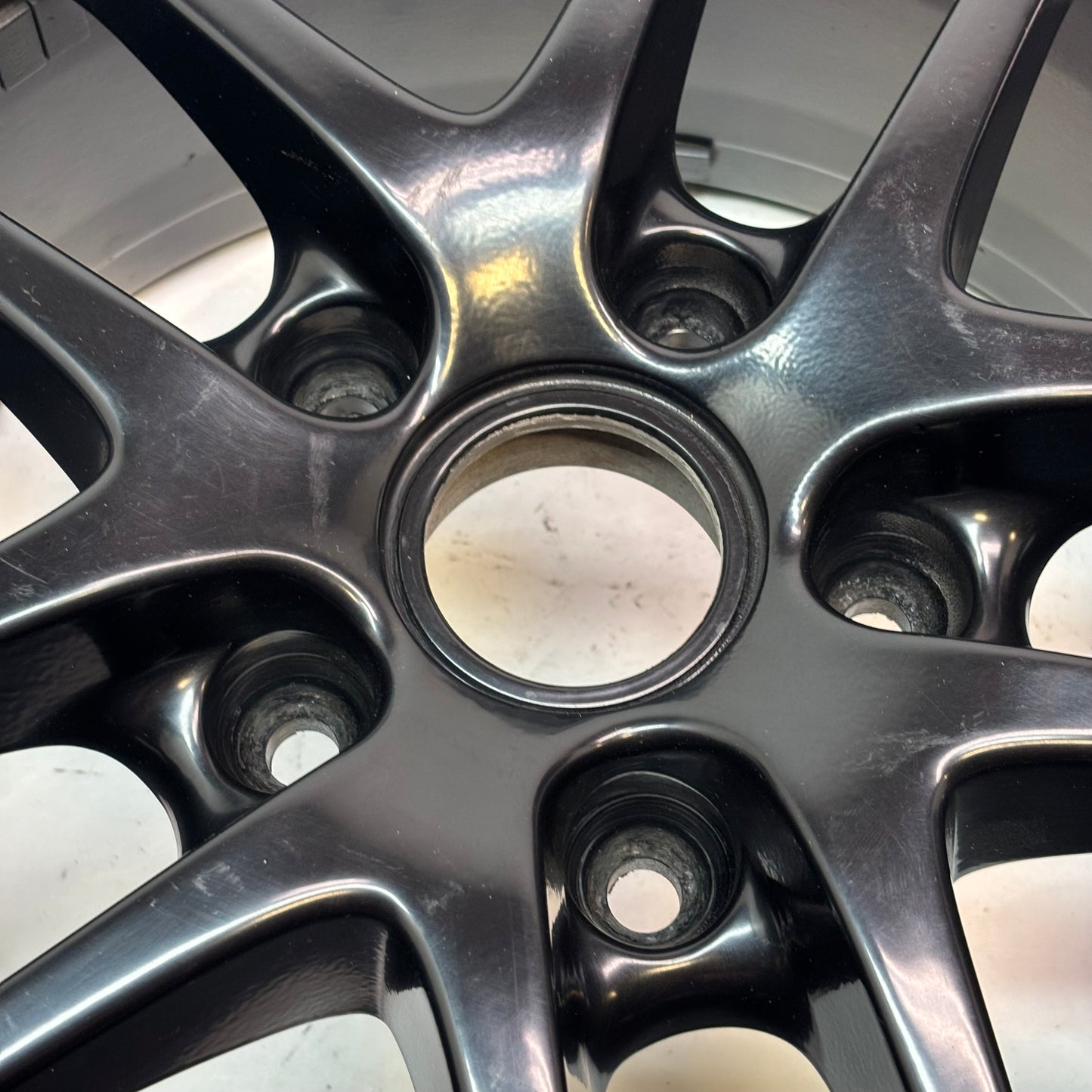 4 USED PORSCHE STAGGERED WHEEL SET F-17X6.5 ET 55 R- 17X12 ET 50 98736212601 98736212206