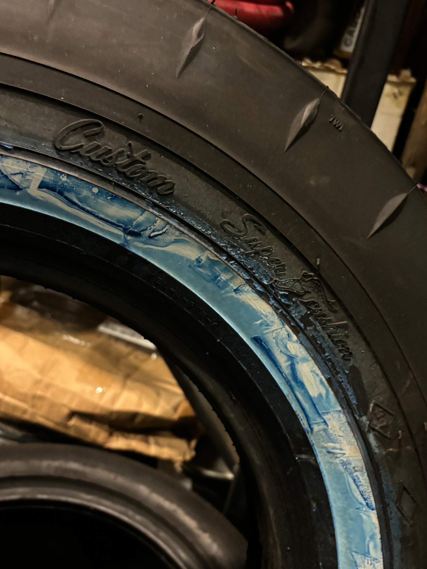 GOODYEAR CUSTOM SUPER CUSHION T-3 1” WHITE WALL 6.7 15 4PLY CLASSIC ALL SEASON  TIRE 643136