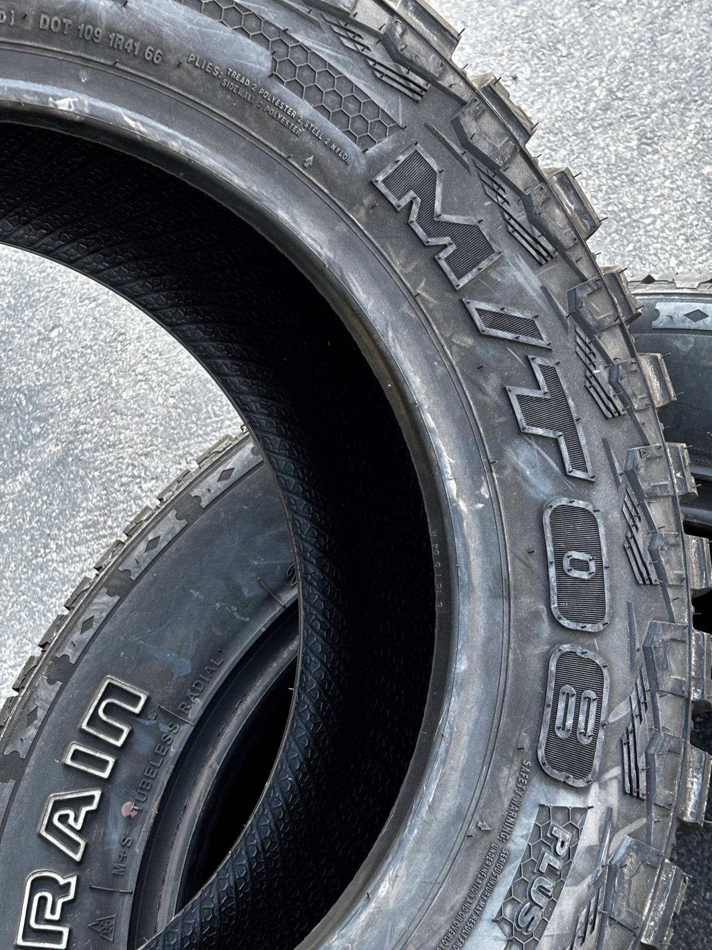 (TODO) (KSL ONYLY) 4 NOS FORCEUM MT08 PLUS LT 235 70 16 104/101Q LRC 6PLY MUD TERRAIN TIRE 1200046768 (Copy)
