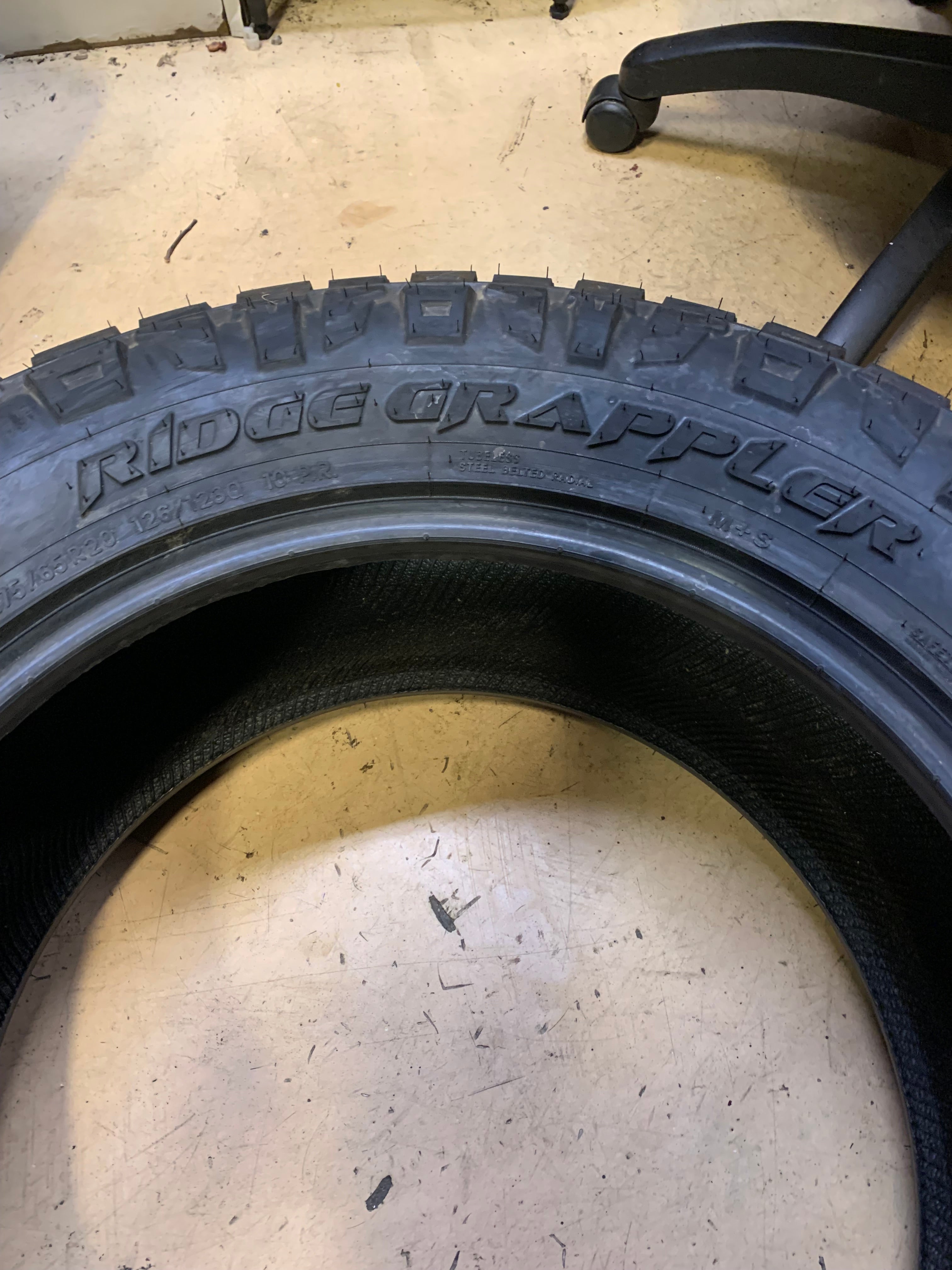 (KSL ONLY) 4 NITTO RIDGE GRAPPLER BSW LT 275 65 20 126Q 10PLY ALL TERRAIN TIRE 217150