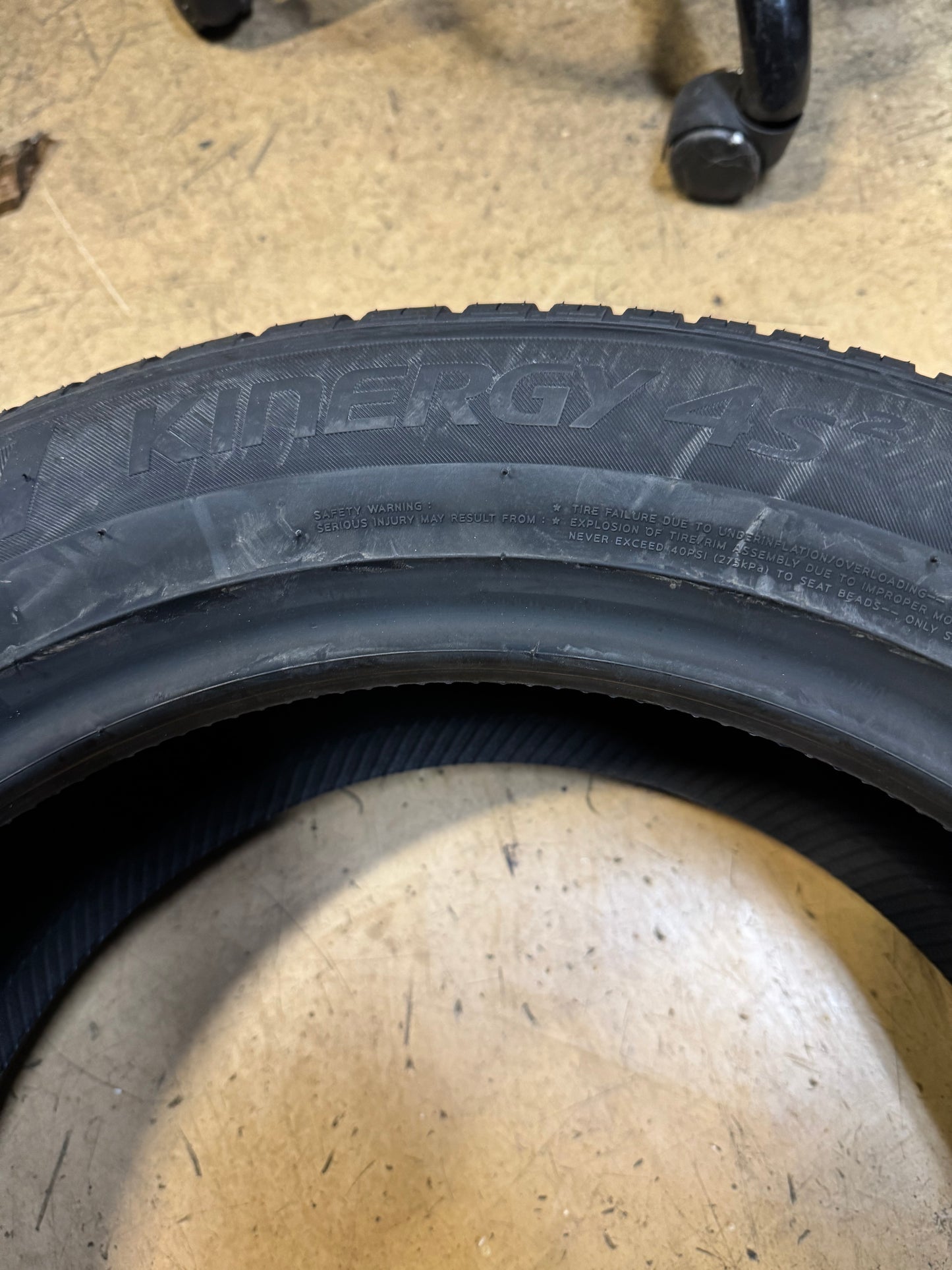 HANKOOK KINERGY 4S2 BSW P 225 55 18 98V ALL WEATHER TIRE 1027010