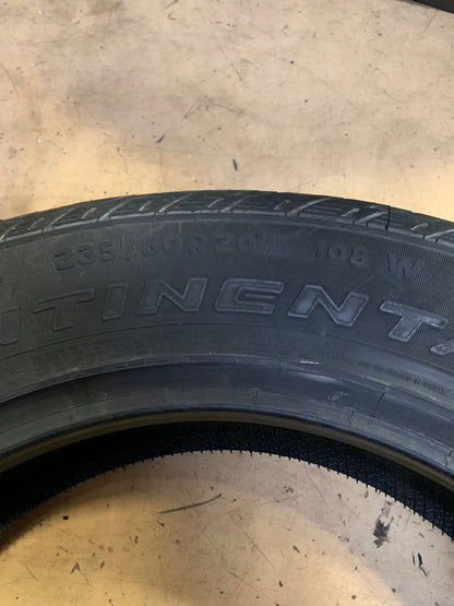 2 NOS CONTINENTAL CROSSCONTACT LX SPORT P 235 60 20 108W TIRE 03590390000