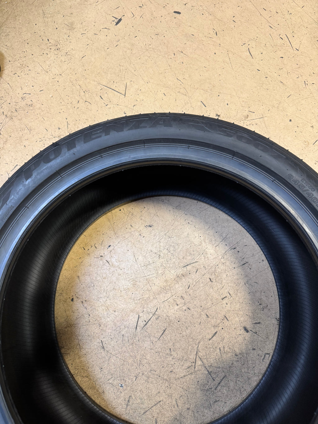 BRIDGESTONE POTENZA S007 BSW P 245 40 19 94W UHP SUMMER TIRE 009044
