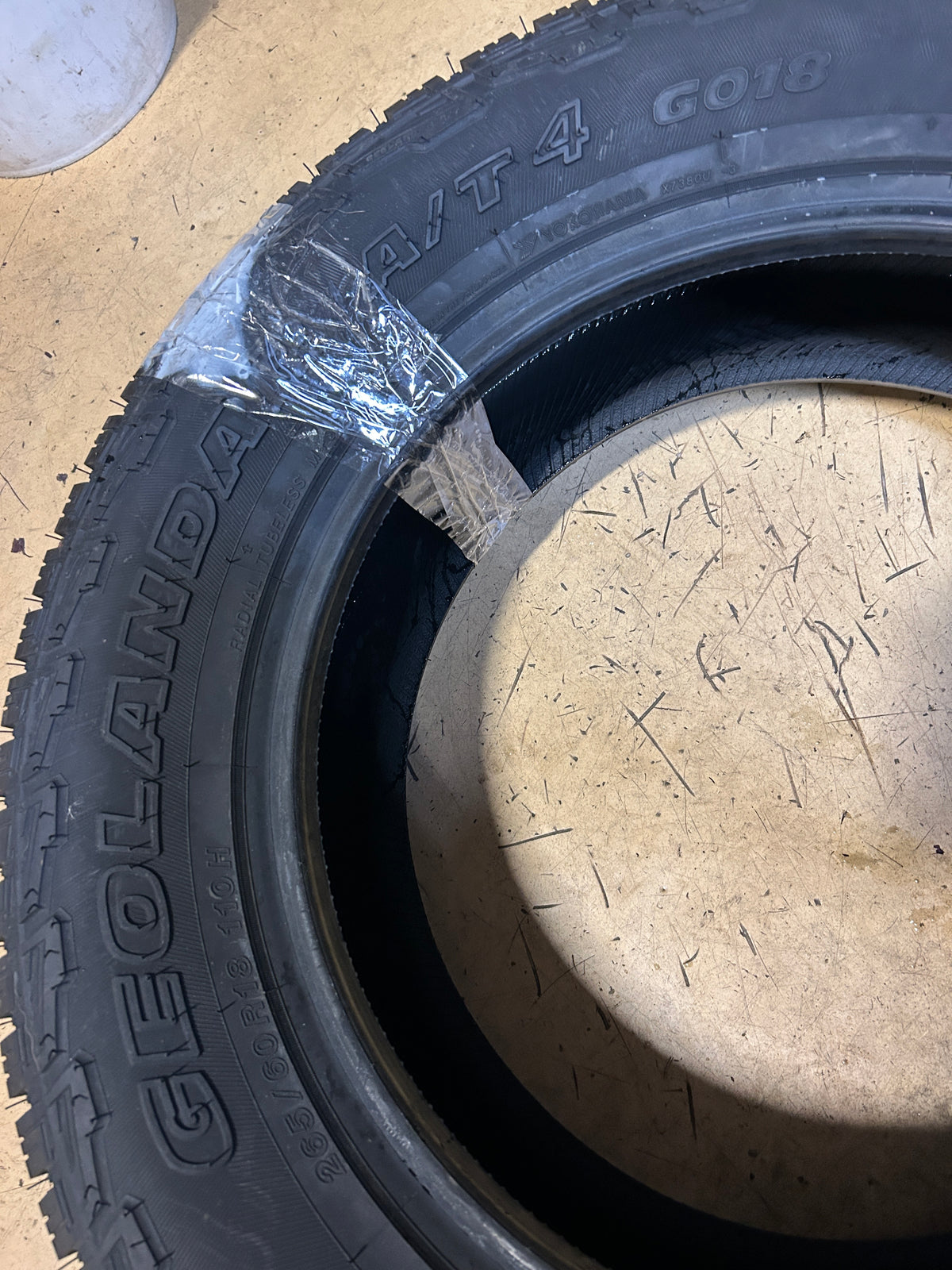 YOKOHAMA GEOLANDAR A/T4 G018 BSW P 265 60 18 110H  ALL TERRAIN TIRE 110101922