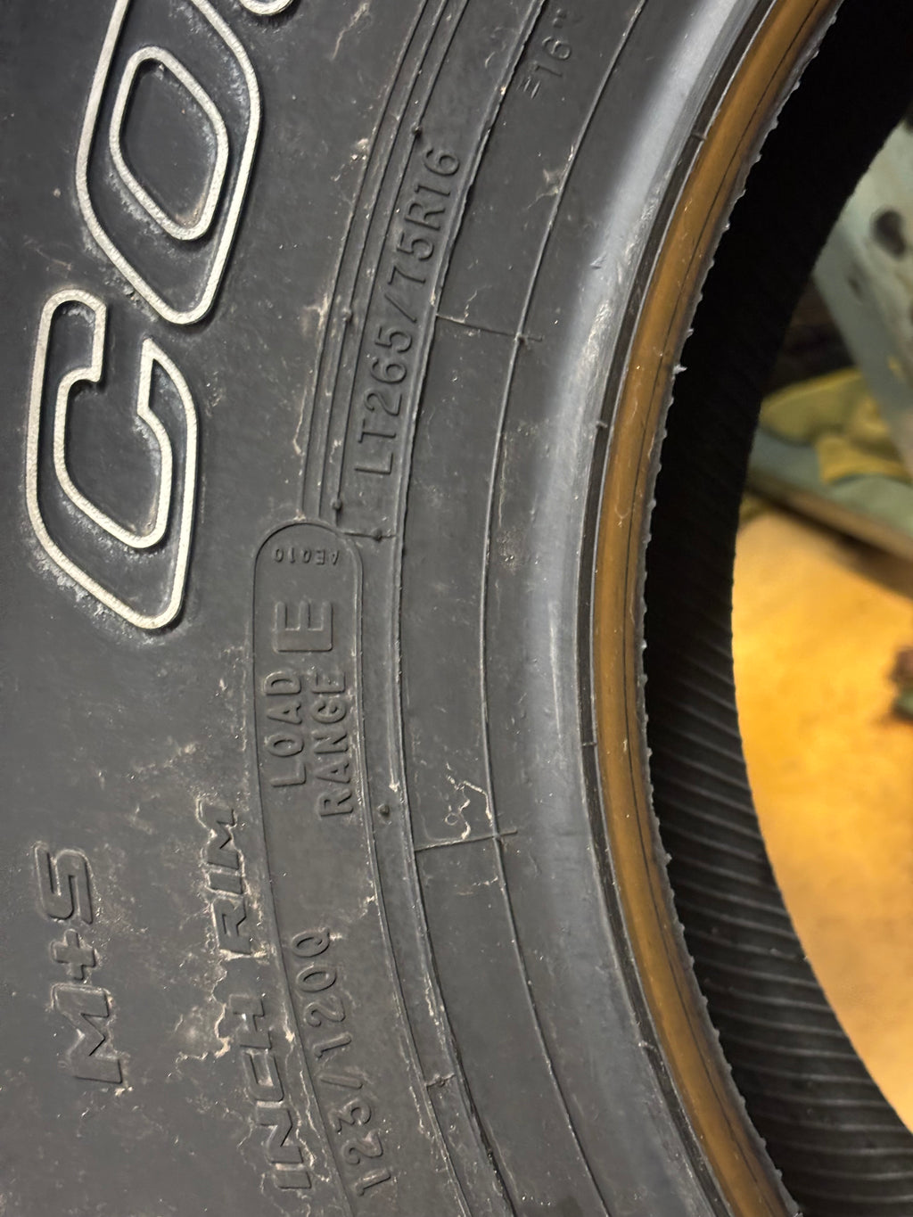 MASTERCRAFT COURSER MXT RWL LT 265 75 16 123/120Q LRE 10PLY MUD TERRAIN TIRE 175034009
