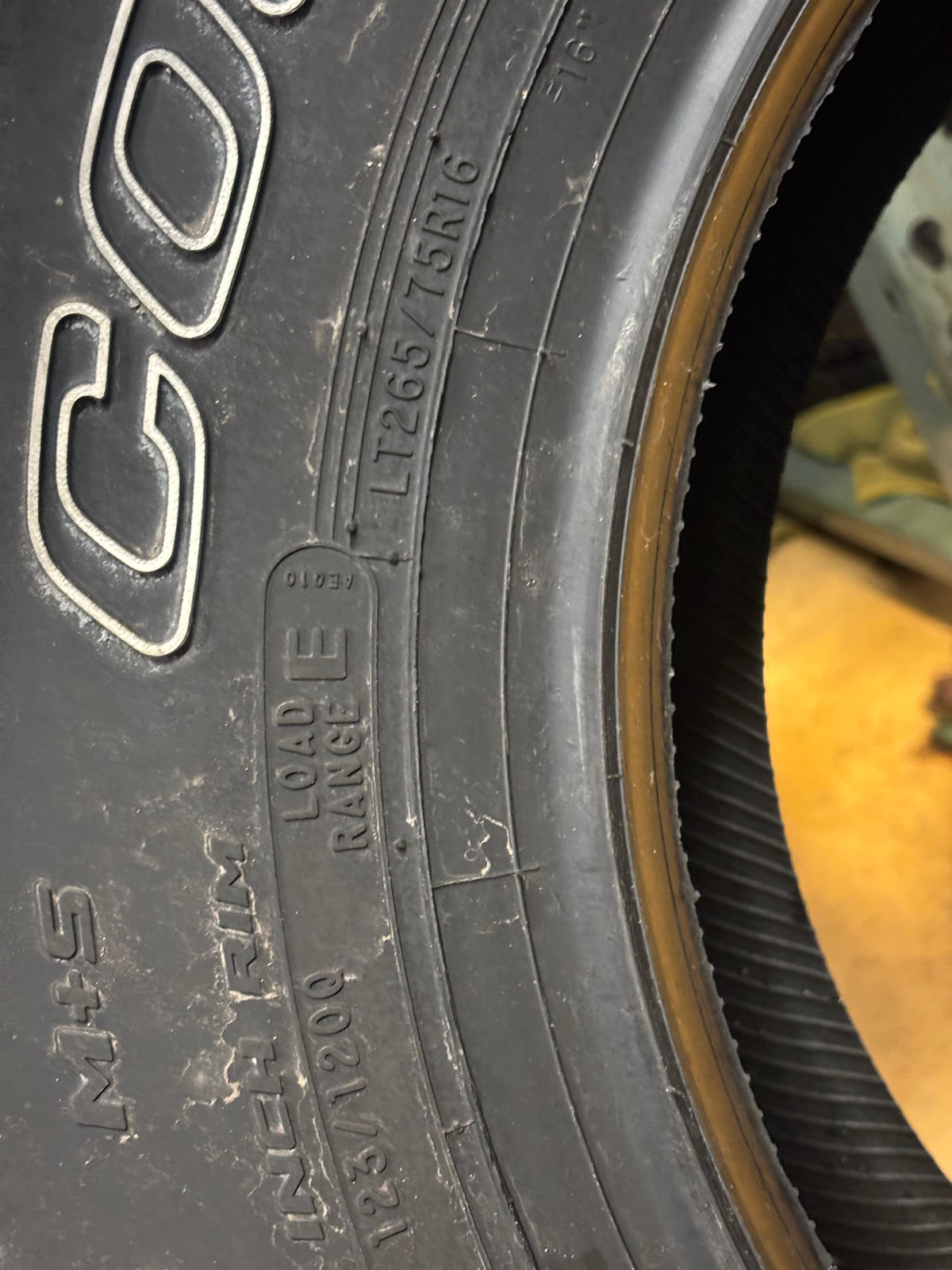 MASTERCRAFT COURSER MXT RWL LT 265 75 16 123/120Q LRE 10PLY MUD TERRAIN TIRE 175034009
